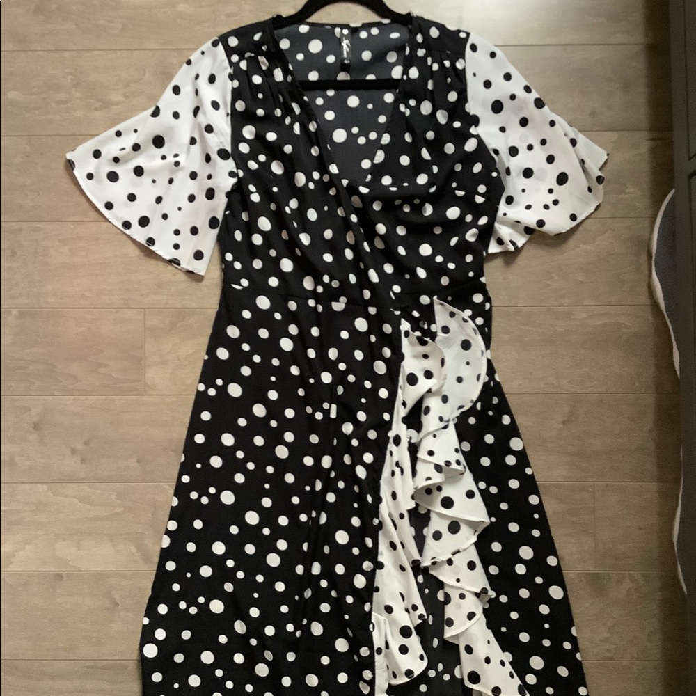 ASOS Shift Wrap Flutter Dress